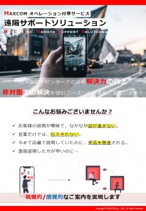 遠隔サポートソリューション